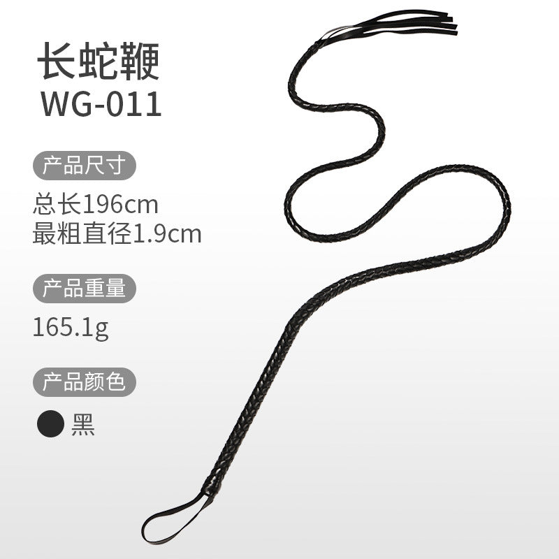 Image of adult products toys training whip erotic horse whip sm loose whip couple punishment rattan snake whip sp tool sex
